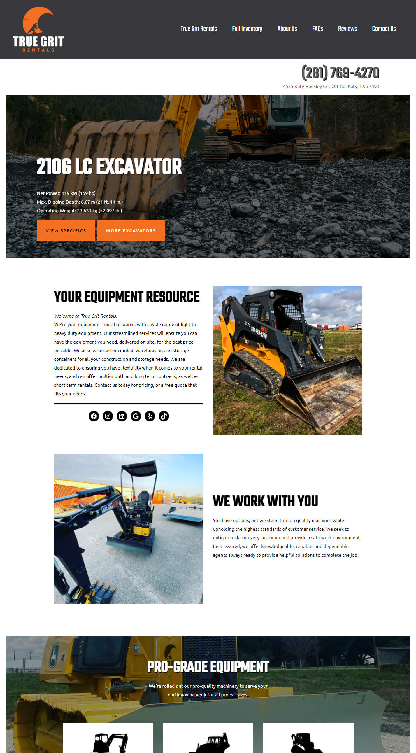 industrial website design